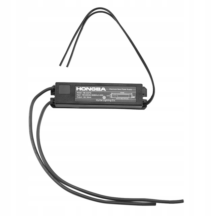 TRANSFORMER NEONOWY 3KV 30MA 25W MAXIMALE PUISSANCE RÉSEAUX ÉLECTRIQUES VERS NEONOW