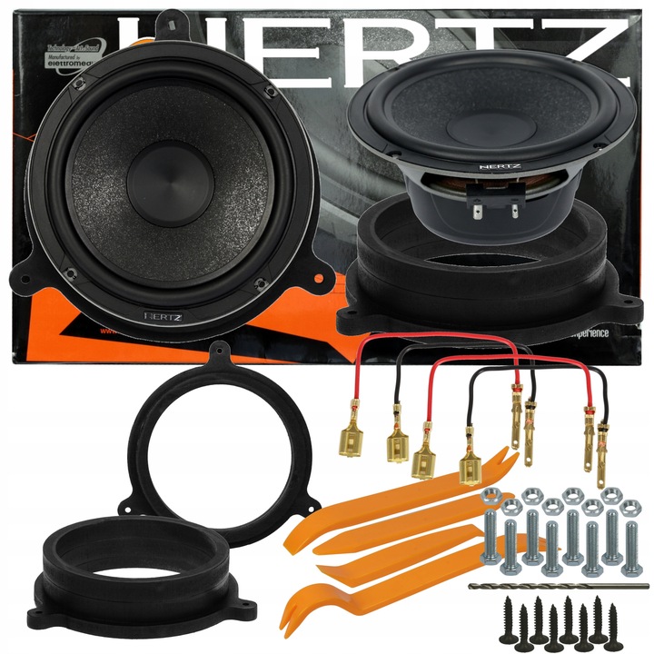 HERTZ C 165 ALTAVOCES RENAULT MEGANE 3 PARTE DELANTERA PARTE TRASERA 