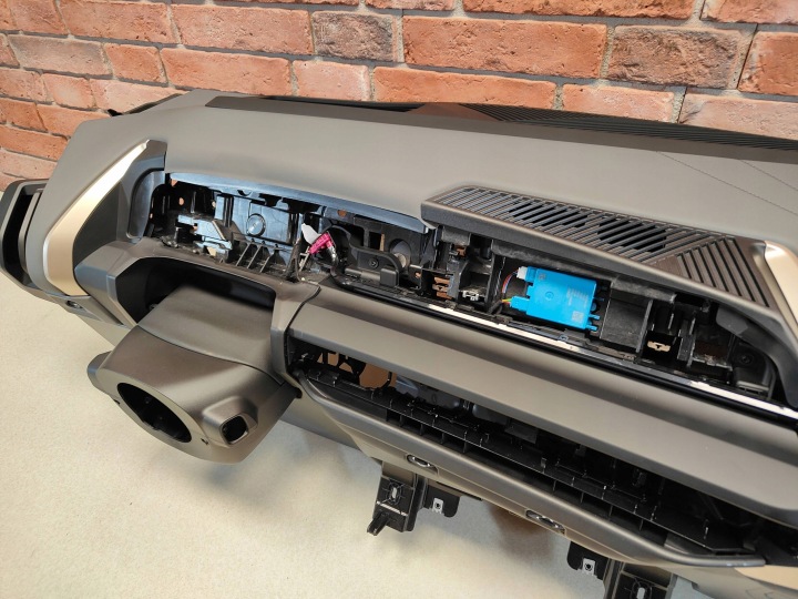 BMW X3 G45 G48 X4 G46 IX4 CUIR TABLEAU DE BORD CONSOLE HUD ATLASGRAU