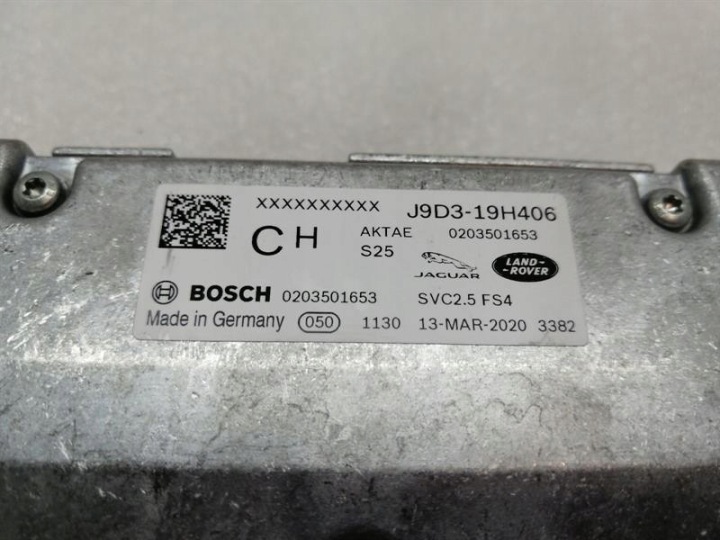 JAGUAR I-PACE X590 EV400 ELECTRONIC MODULE J9D3-19H406-CH ECU CAMERAS