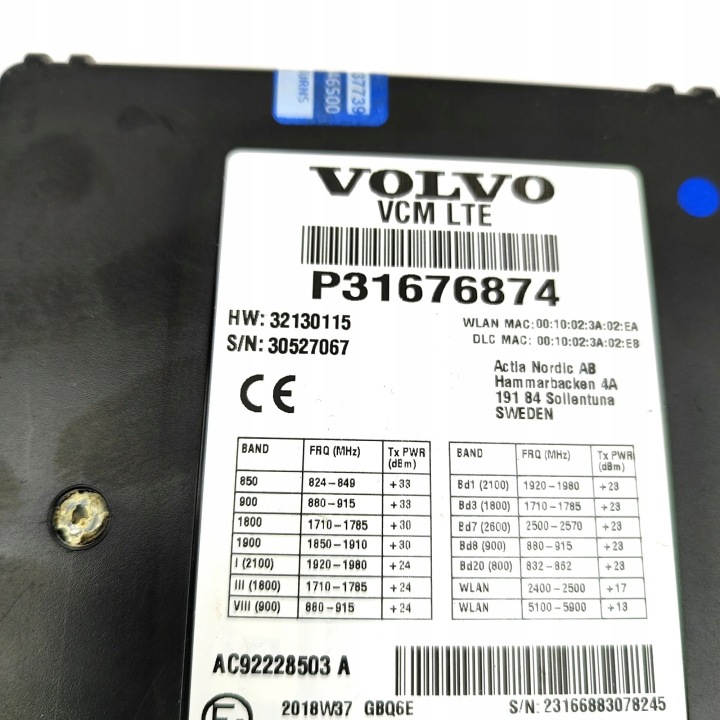 VOLVO OE 31676874