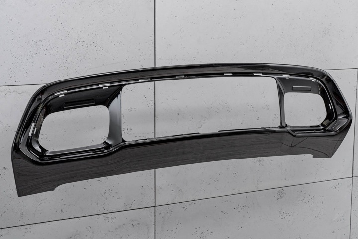 JEEP GRAND CHEROKEE WK2 17-21 CHÂSSIS GRILLES PARE-CHOCS NOIR BRILLANT 68310779AB