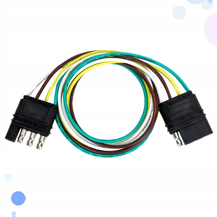 1 PCS WYTRZYMALA 4-PINOWA PUCE VERS REMORQUES AUTOMOBILE