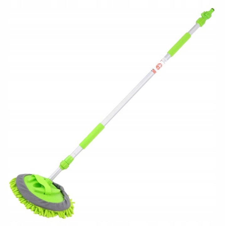 BROSSE TÉLESCOPIQUE AVEC MIKROFIBRA PRZEPLYWOWA VERS LAVAGE VOITURES 98-168 CM