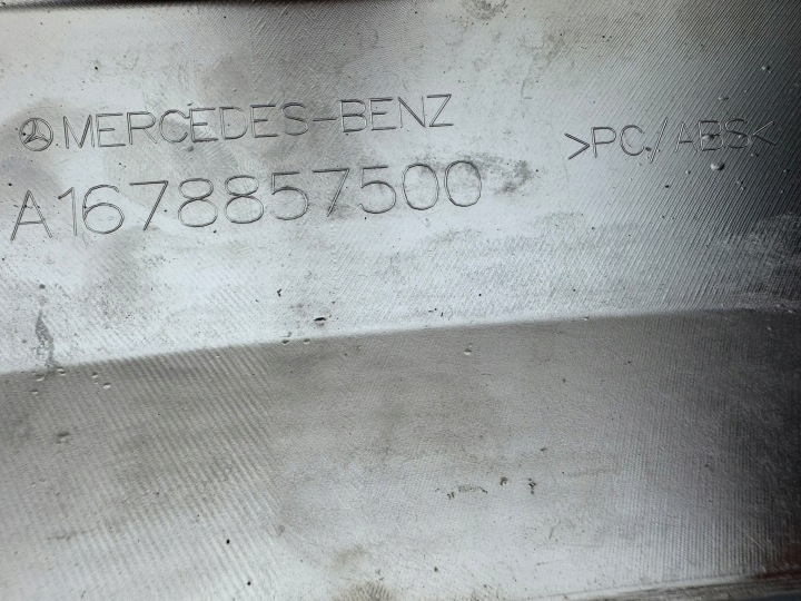 MERCEDES GLE W167 2 II 19R- SPOILER DOUBLURE PARE-CHOCS ARRIÈRE ARRIÈRE A1678857500