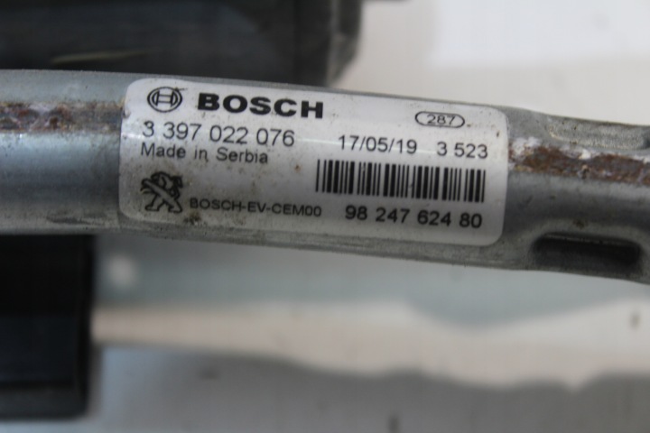 MÉCANISME ESSUIE-GLACES PEUGEOT OPEL CITROEN ENTIER DÉMONTAGE 9824762480