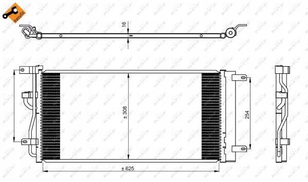 NRF 350225 SKRAPLACZ, ACONDICIONAMIENTO 