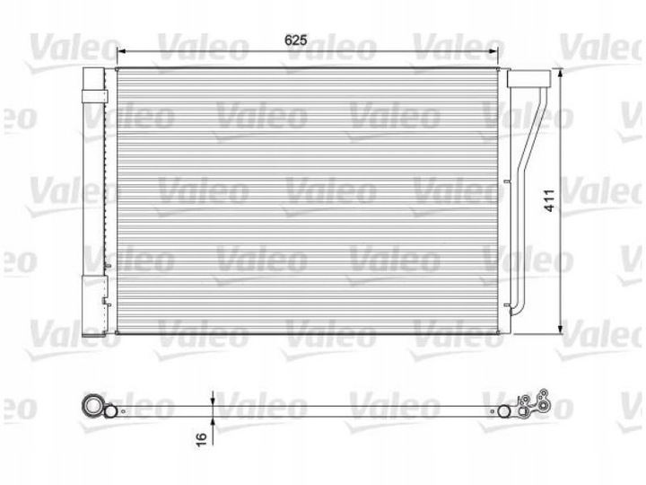 814388 CONDENSADOR DE ACONDICIONADOR VALEO 814388 