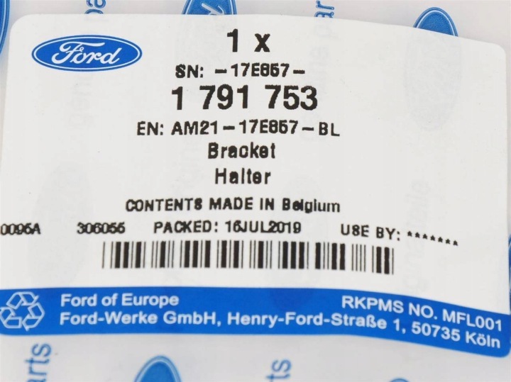 GLISSIÈRE PARE-CHOCS AVANT GAUCHE FORD S-MAX MK1 2010-15