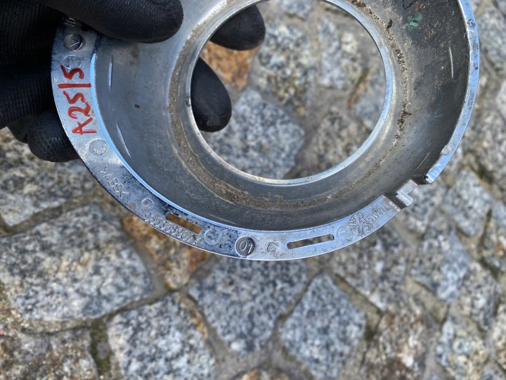PEUGEOT 307 LIFT CHÂSSIS HALOGÈNE GAUCHE AVANT CHROME 9653589677 ORIGINAL