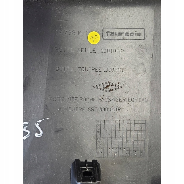 BOÎTE À GANTS TABLEAU DE BORD COMPLET RENAULT LAGUNA III 37788M