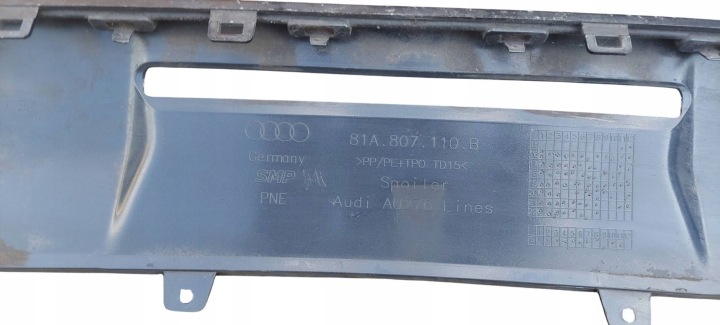 SPOILER DOUBLURE PARE-CHOCS AVANT AUDI Q2 S-LINE 81A