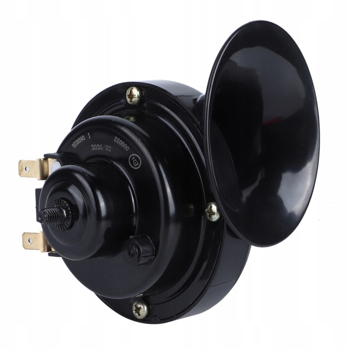 KLAXON MOTOCYCLETTE 12V NOIR 110DB 25 DANS
