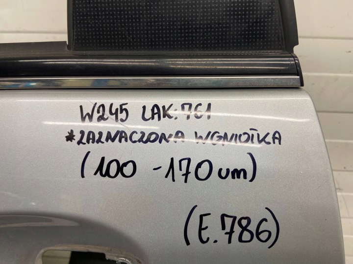 MERCEDES B CLASSE W245 PORTES GAUCHE ARRIÈRE ARRIÈRE 623