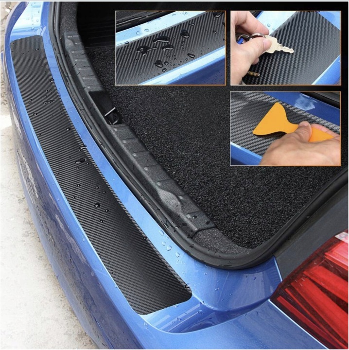 AUTOCOLLANT FILM PROTECTRICE SUR PARE-CHOCS COFFRE 104CM