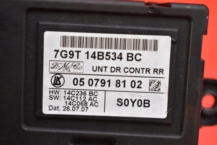 CONTRÔLEUR MODULE PORTES DROIT ARRIÈRE 7G9T-14B534-BC VOLVO V70 3 III 00-05