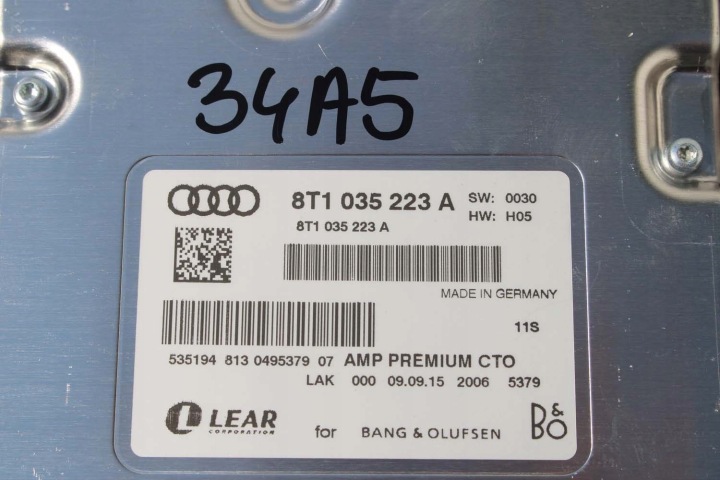 AUDI A5 SPORTBACK HAUT-PARLEURS BANG OLUFSEN 8T8 8T 8T1035223A 8K0035411A 8T003