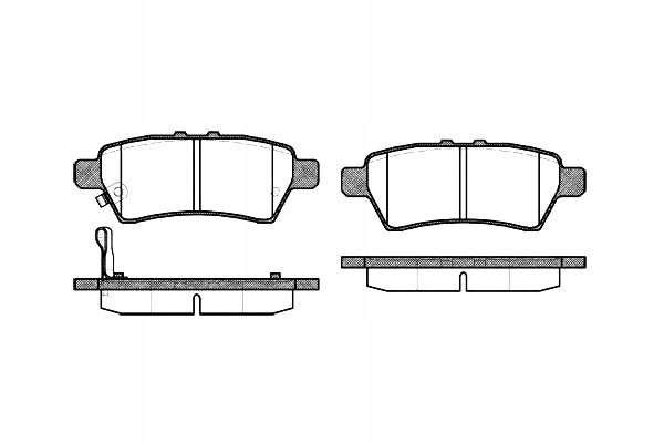 SET PADS BRAKE REMSA PAD1481 13046057 photo 2 - milautoparts-fr.ukrlive.com