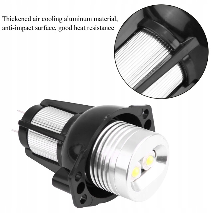 2 PCS 12W LED ROULEMENT EYES HALO RING MARKER