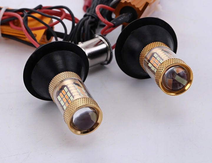 2 IN 1 DAYTIME BLINKERS LED PY21W SET 