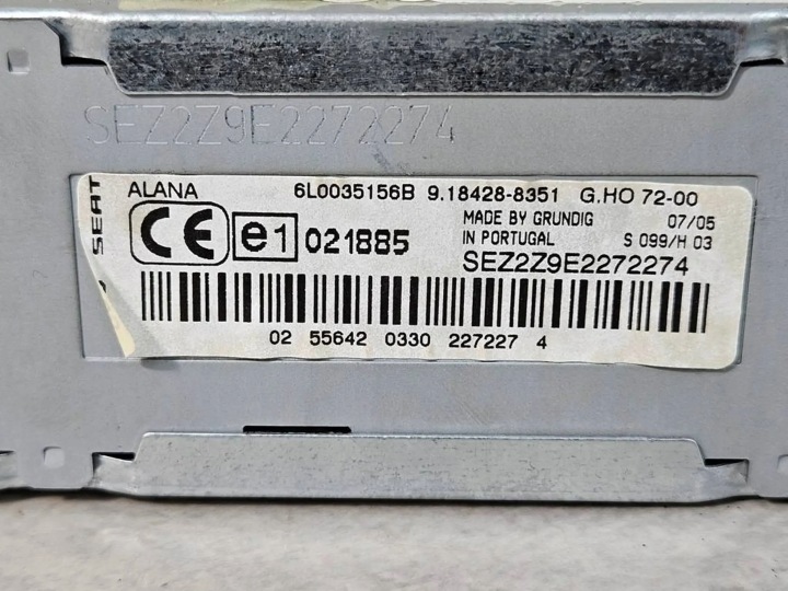 RADIO CD ALANA SEAT IBIZA III 6L 02-05