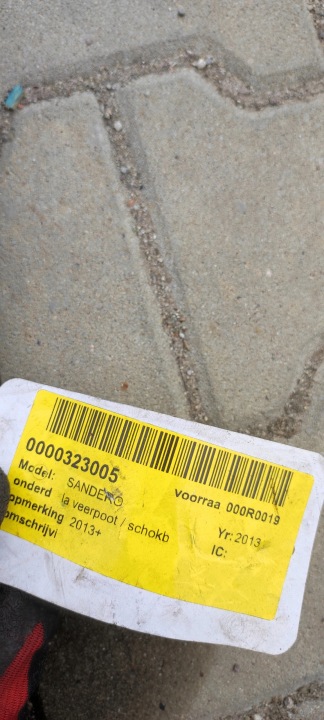 AMORTISSEURS ARRIÈRE L/P DACIA SANDERO II 562104719R