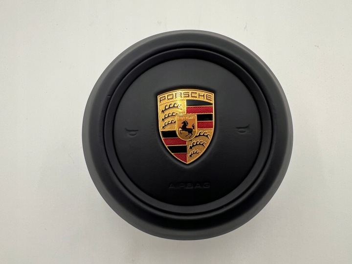 VOLANT AIRBAG PORSCHE CARRERA 911 992 TAYCAN MACAN CUIR ALCANTARA