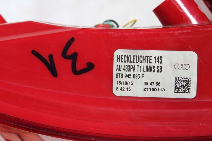 AUDI A5 SPORTBACK PHARE ARRIÈRE FEUX ARRIÈRE 8T8945095F 8T8945096F 8T8945095F 8T