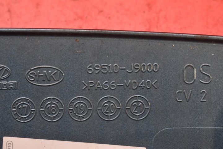 CLAPET GOULOTTE DE REMPLISSAGE CARBURANTS SU8 69510-J9000 HYUNDAI KONA 1 I 17-19
