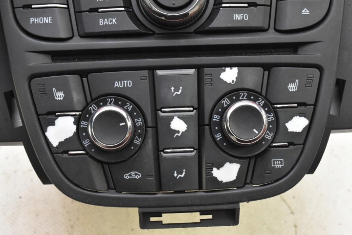 RADIO CD AUX NAVI PANNEAU RADIO CONDUIT D'AIR 23127750 OPEL ASTRA 4 IV J LIFT 11-20