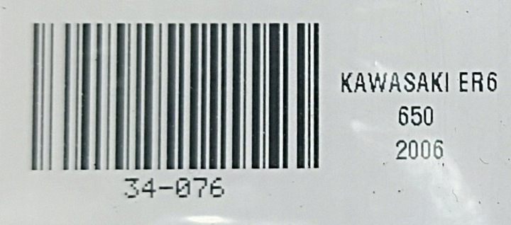 KAWASAKI ER6 650 06-16 PASSAGE DE ROUE FIXATION NUMÉROS