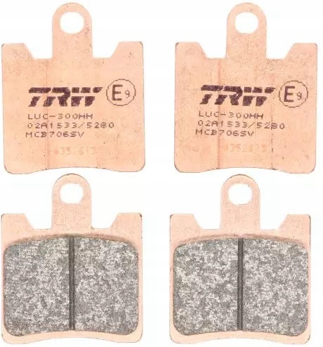 TRW MCB706SV KIT PLAQUETTES FREINS FREINS DISQUE