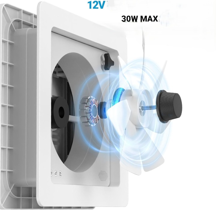 2012 AIR ENSEMBLE MAXIMAL VENTILATEUR DE TOIT CAMPING CAR 12V M1216