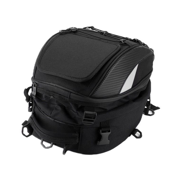 SAC SUR ARRIÈRE SIÈGE MOTOCYCLETTE HYDROFUGE TISSU OXFORD TISSU JX