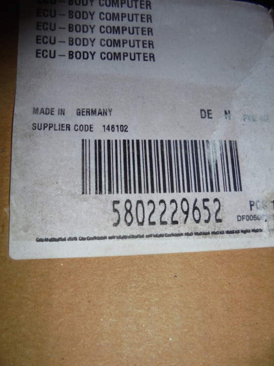 CARROSSERIE COMPUTER IVECO STRALIS 5802229652