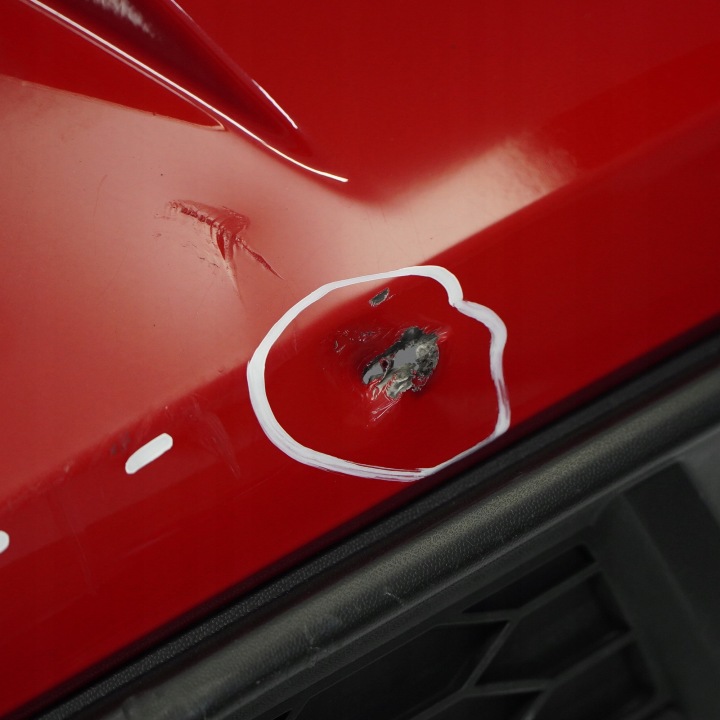 VOLKSWAGEN VW GOLF 7 PARE-CHOCS ARRIÈRE PROTECTION TORNADO RED ROUGE Y3D