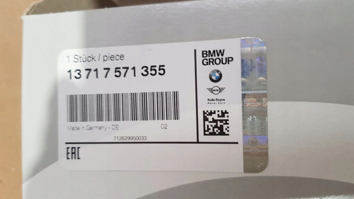 BMW 5 F10 F11 2011 FILTRE AIR