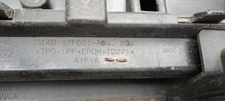 PARE-CHOCS ARRIÈRE ARRIÈRE FORD EDGE 15-20ROK ST-LINE GT4B-17H760-BA ORIGINAL