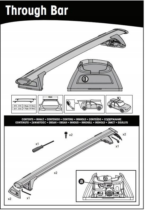 MALETERO DE TECHO YAKIMA PEUGEOT 4008 2012- 