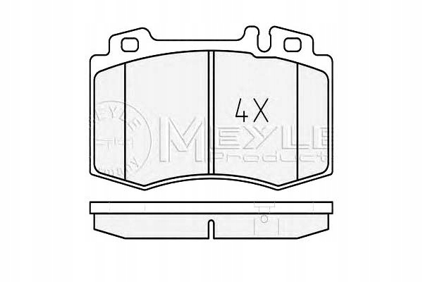 025 237 4517 Pd Pads Brake Mercedes Front W211 02 E320 500