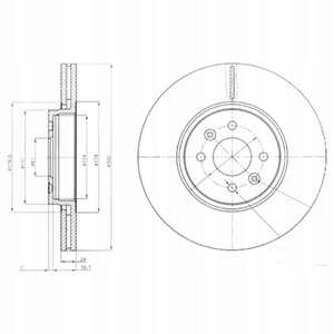 DISCOS ZAPATAS PARTE DELANTERA DELPHI RENAULT SCÉNIC II 