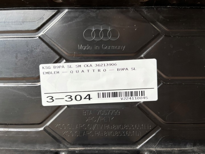 CALANDRE RADIATEUR GRILLE AUDI A4 B9 LIFT S LINE