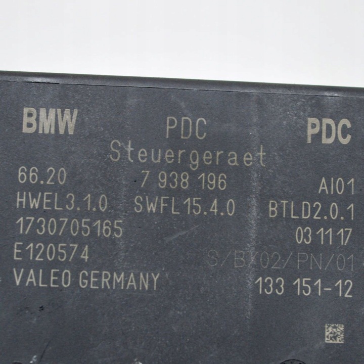 BMW I3 2017 CONTRÔLEUR MODULE STATIONNEMENT PDC