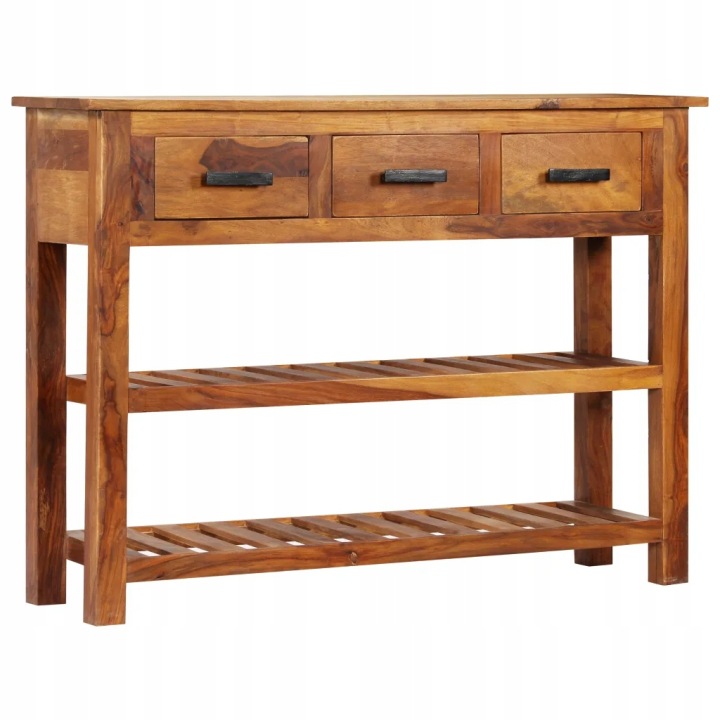 CASIER AVEC 3 SZUFLADAMI, 110 X 30 X 80 CM, LITE BOIS AKACJOWE