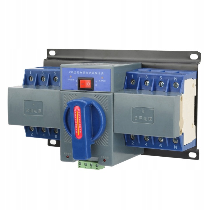 AUTOMATIQUE DOUBLE COMMUTATEUR RÉSEAUX ÉLECTRIQUES 4P 63A