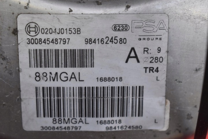 SERVO POMPE DE FREIN EUROPE 9841624580 PEUGEOT 308 III P5 T10 1.5 BLUEHDI 21-