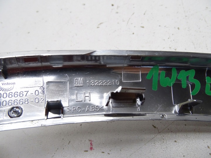 MOULURE DÉCOR FLANC PORTES OPEL INSIGNIA A LIFT CHROME 13222208