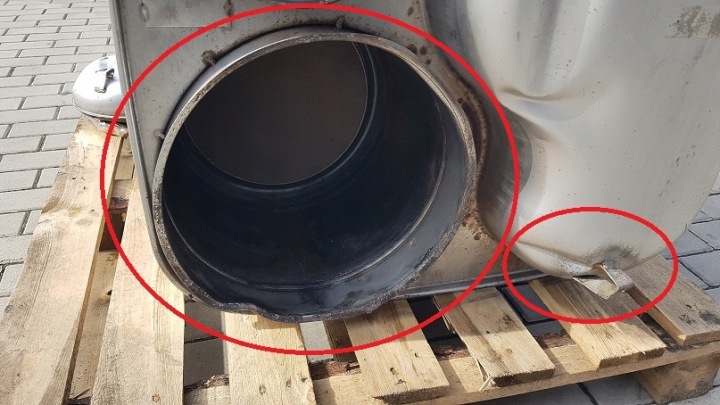 SILENCIEUX CATALYSEUR SANS FAP MAN TGX TGS EURO 6 81151036115