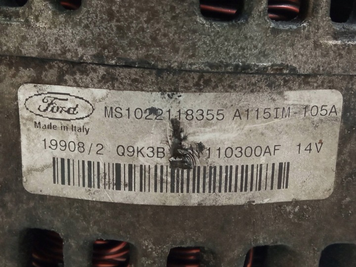 ALTERNATEUR MS1022118355 A115IM-105A 1.6 16V FORD FOCUS MK2 (2004-2011)