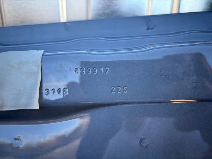 PORTES DROIT ARRIÈRE PORSCHE CAYENNE II 7P 7P0833312